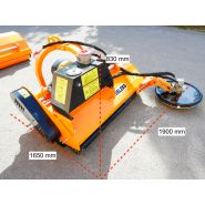 Interfila-150 broyeur forestier - deleks - largeur de travail 1000 mm_4