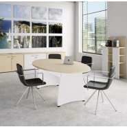 Ensemble - Tables de réunion - Buronomic - différents plateaux et finitions au choix_4