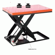 Table élévatrice fixe électrique 1 tonne - 220V - HWLC1000/220V_4