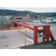 Barrière anti-voiture bélier Frontier Pitts Terra ATBB 80 - traitée anti-rouille, version automatique ou manuelle, pour sites à haut risque d'intrusion_4