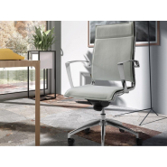 Fauteuil de direction de prestance ORIGAMI X - Design contemporain avec accoudoirs chromés et mécanismes polyvalents_4