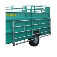 Betaillere 2 essieux - remorque bétaillère - mazeron - pont hydraulique de 2.20m de long_4