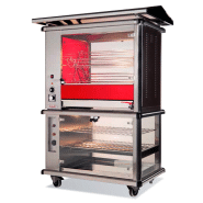 Rôtissoire série Nantaise - capacité de 12 à 30 volailles/heure - modèle NE ou NBC avec régulation thermostatique_4