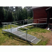 Passerelle métallique pour accès sécurisé aux bâtiments