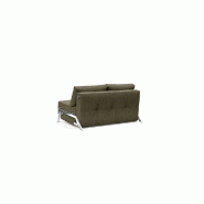 Canapé design convertible Cubed 02 Chrome 200x160 cm - Tissu Cordufine Pine Green - Innovation Living_4