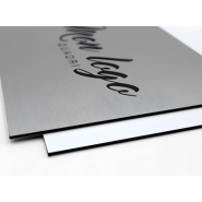 Impression sur plaque aluminium sur mesure - Alu-Dibond blanc ou brossé - découpe et perçage personnalisés_4