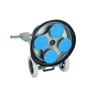 Monobrosse Quattro Boost - 2200W - 4 disques rotatifs à engrenage métallique - Parquet et sols béton_4