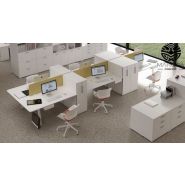 Take Off - Bureau open space Mahora - Plateau mélaminé personnalisable avec options multiples_4