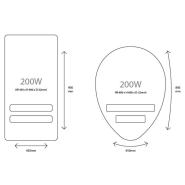 Sèche-serviettes 200W Fulkorn - radiateur design et faible consommation_4