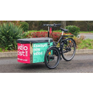 Triporteur électrique Nihola Cargo Family avec moteur pédalier Shimano E-Bike Systems_4