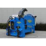 Pailleuse pour balles rectangulaires avec double fond d'étanchéité