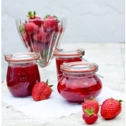 Bocaux en verre WECK Corolle 220 ml Ø 60mm - couvercles en verre et joints (clips non inclus) - CJ5902205_4