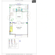 Kit de bungalow en bois avec meubles sur mesure et terrasse spacieuse