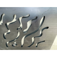 Jardinière géante en acier Corten 1200 x 1200 mm, épaisseur 3 mm - MTCP, création sur mesure pour un futur gîte_4