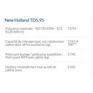 TD5.95 tracteur agricole - New Holland - 99 ch - inverseur hydraulique et cabine VisionView™_4