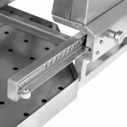 Grill Döner kebab gaz 5 brûleurs max 80 kg mobile avec tôle de protection - moteur en haut_4