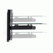 ÀÉtagère AV Murale Flottante, Support à  Hauteur Ajustable pour Sous Télévision, Support Mural pour TV_4