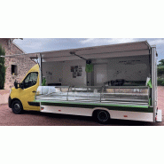 Camion fromager crémier 4m50 – Vitrine réfrigérée + frigo – 1147_4