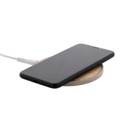 Chargeur sans fil rapide 15W - boîtier écologique en paille de blé et bambou_4