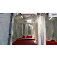 Chaîne de décontamination métallique démontable - Fabrication française - Securotec_4