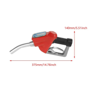 Pistolet de remplissage - Débitmètre digital 60L/min - Raccord 1'' - Diesel, essence, kérosène_4