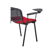 Chaise d'accueil multi-usage LENA - dossier en résille, empilable et confortable_4