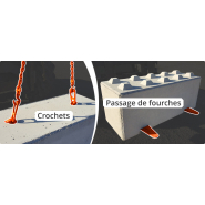 Blocs Mobi'bloc emboîtables pour applications industrielles et urbaines