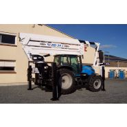 Élévateur à nacelle pour déport important sur obstacles