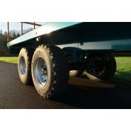 Remorque plateau agricole CH 10006 - Golpais - 10m de longueur de caisse - PTAC 19500 kg - 3 essieux demi-tandem_4