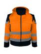 Veste softshell de signalisation - Haute visibilité - Doublure polaire - Bicolore orange/bleu - Singer® Safety_4