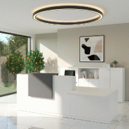Banque d'accueil Design & Ergonomique : La solution idéale pour Cabinets Médicaux - Blanc, Droite, Non, 282, Anthracite_0