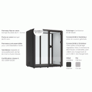 Cabine acoustique 2 personnes Domus M - Mobel Linea - Gris anthracite , Gris_4