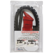 Gaine mange-câble pour bureautique - diamètre 20mm - coloris argent ou noir - rouleau 1,50 m_4