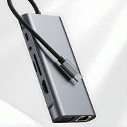 VALUE Station d'accueil USB type C, HDMI 4K60, 1x Gigabit Ethernet, 2x USB A + type C PD, 1x SD/microSD, 1x audio_4