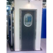 Porte de chambre froide coulissante - isodoc - en acier galvanisé, prélaqué polyester_4