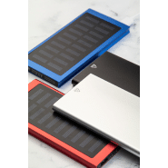 Power Bank en aluminium recyclé avec chargeur solaire intégré - 4000 mAh - 2 ports USB et USB-C_4