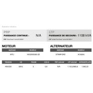 Groupe électrogène en container AT-1120 50 Hz triphasé - Inmesol - 1.103,2 kVA - moteur MTU 16V2000G65-3D - alternateur STAMFORD HCI634J_4