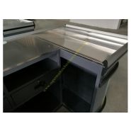 ECC-043 - Sortie de caisse - Guangzhou Eco Commercial Equipment Co., Ltd - Dimensions L1800 x W900 x H850mm - Feuillard épaisseur 0.8mm à 1.5mm_4