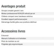 Perform 3000 TB UK - Groupe électrogène Kohler - Gamme Perform - Puissance max 2,8 kW - 230V - 50Hz_4