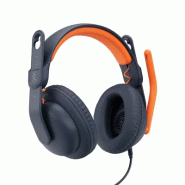 Logitech Zone Learn Casque Avec fil Arceau Education Bleu, Orange_4