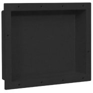 Vidaxl niche de douche noir mat 41x51x10 cm 151394_4