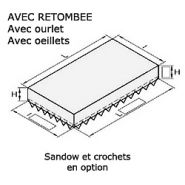 Bâche, filet et capot pour remorque - bâches piscines - pvc 650g/m²_4