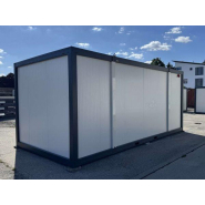Bureau de chantier monobloc 17 m² avec volets roulants - robuste et prêt à l'emploi_4