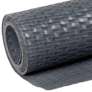 Vidaxl paravent de balcon anthracite 400x80 cm résine tressée 156238_4