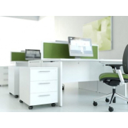 Bureau opératif classique OGI V - Cloisons séparatives en option - Plateaux variés et personnalisables_4