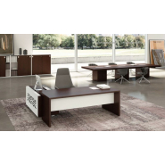 Bureau de direction moderne et stylé - T45 - Quadrifoglio avec câblage intégré et tables de réunion élégantes_4