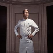 Empreinte - Veste de cuisine homme - Clément Design - Col officier, boutons recouverts, 100% coton égyptien_4