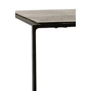 Étagère haute 5 planches NIZI - métal noir et aluminium noir/vert - design moderne_4