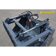 Srl-150 - Godet à grappin KRL avec cylindres à clous et dispositif de pression - Padagas - Capacité : 0,65 m3_4