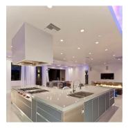 Downlight slim LED rond 5W - 120° - Aluminium - Couleur lumière 3000K - Réf PC5WB_4